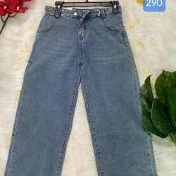 Quần jeans nữ ống rộng