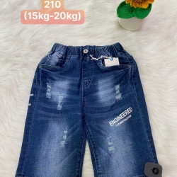 Quần jeans bé trai màu xanh dương