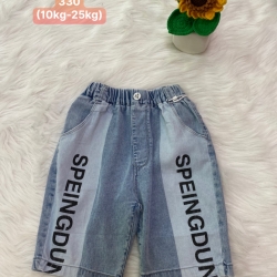 Quần jeans lửng bé trai hàng Quảng Châu