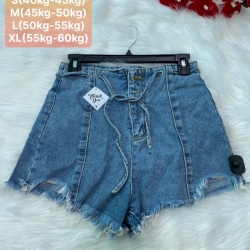 Quần jeans đùi nữ màu xanh đậm