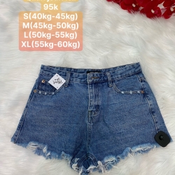 Quần jeans nữ ngắn xanh đậm 